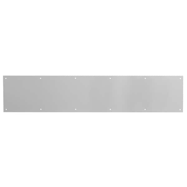 Kick Plate, 6 x 36 in., Satin Aluminum Single Pack